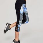 Vimmia Printed Victory Kapri Spor Tayt