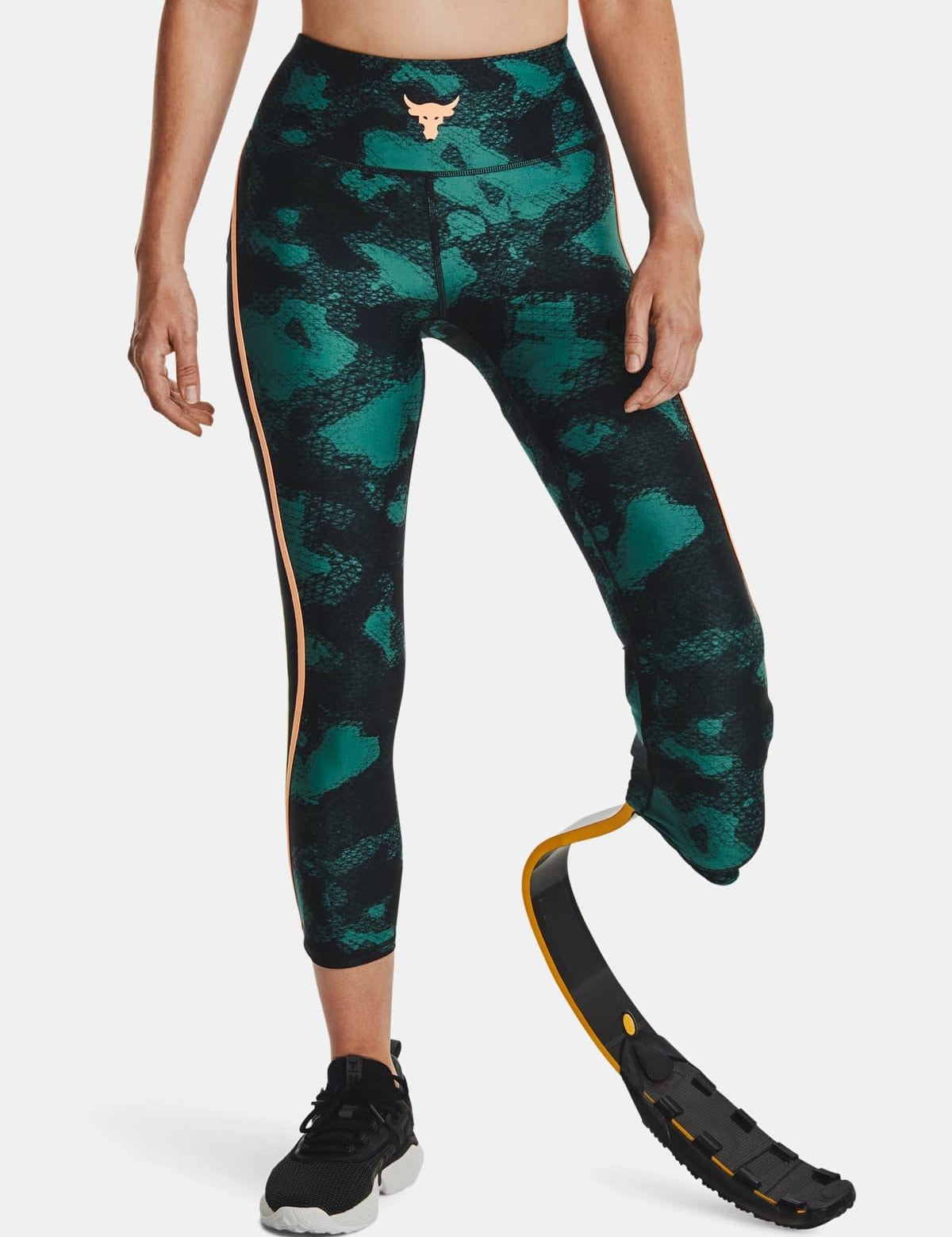 Under Armour Project Rock HeatGear® Printed Ankle Leggings Spor Tayt