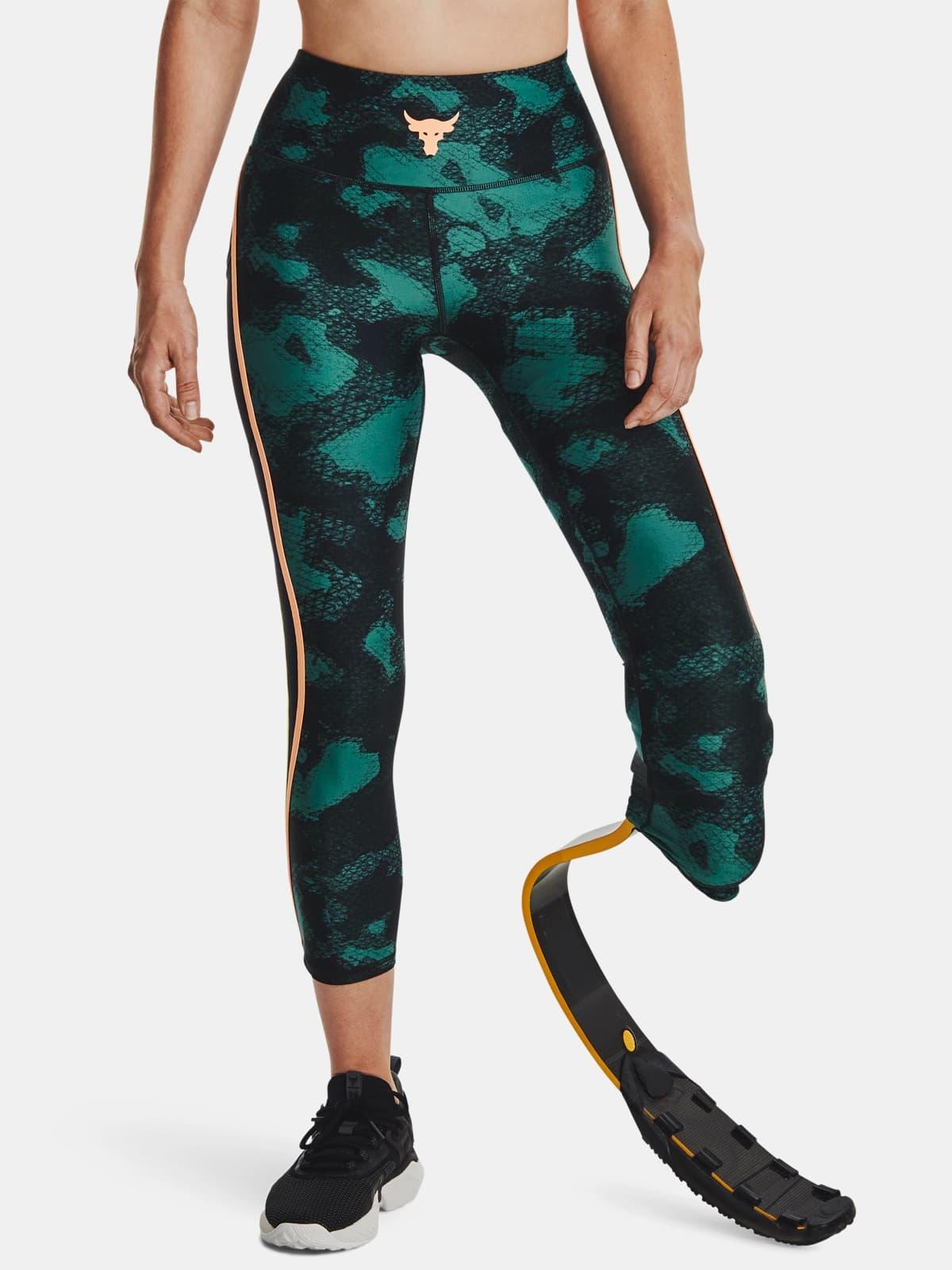 Under Armour Project Rock HeatGear® Printed Ankle Leggings Spor Tayt