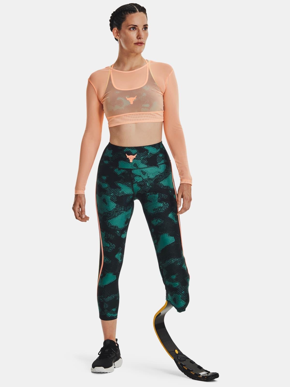 Under Armour Project Rock HeatGear® Printed Ankle Leggings Spor Tayt