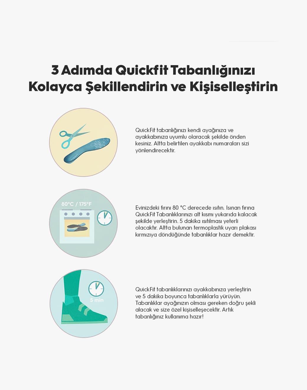 Footbalance QUICKFIT BALANCE narrow - kişiye özel ortopedik tabanlık