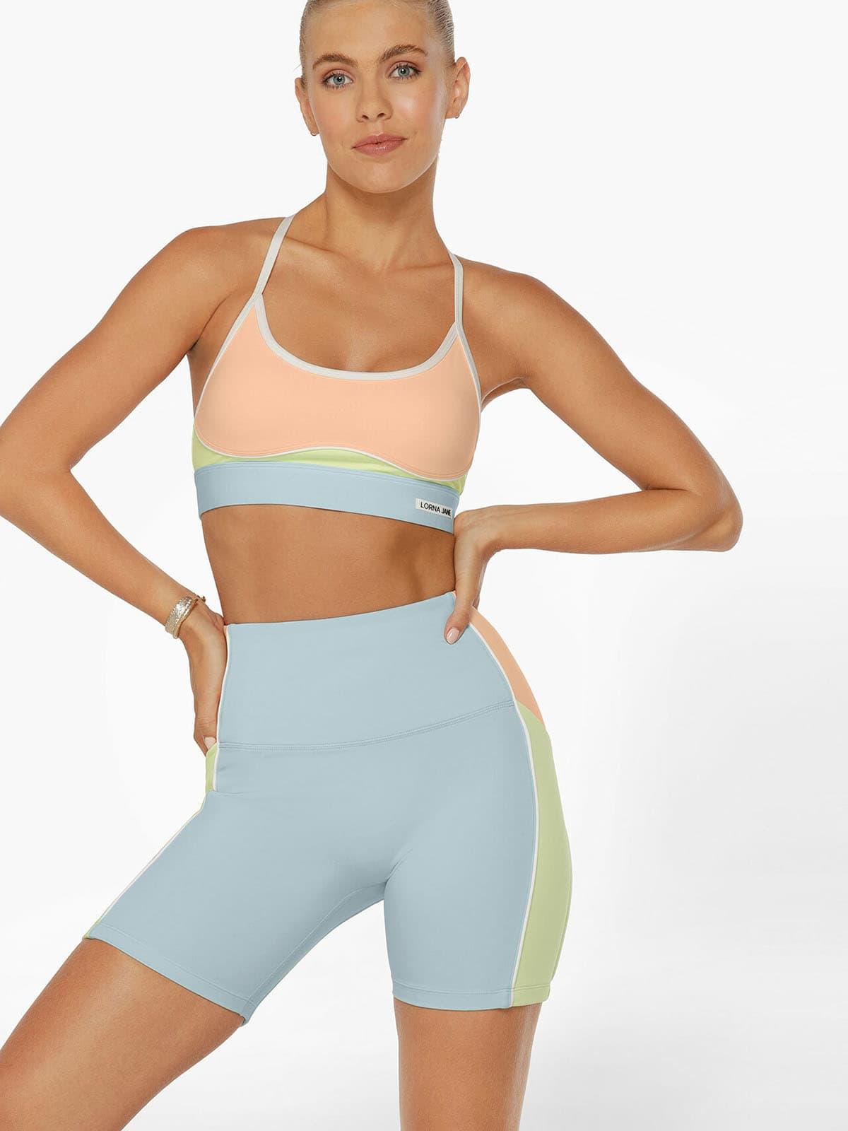 Lorna Jane Rainbow Splice Sports Bra Sporcu Sütyeni