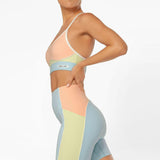 Lorna Jane Rainbow Splice Sports Bra Sporcu Sütyeni