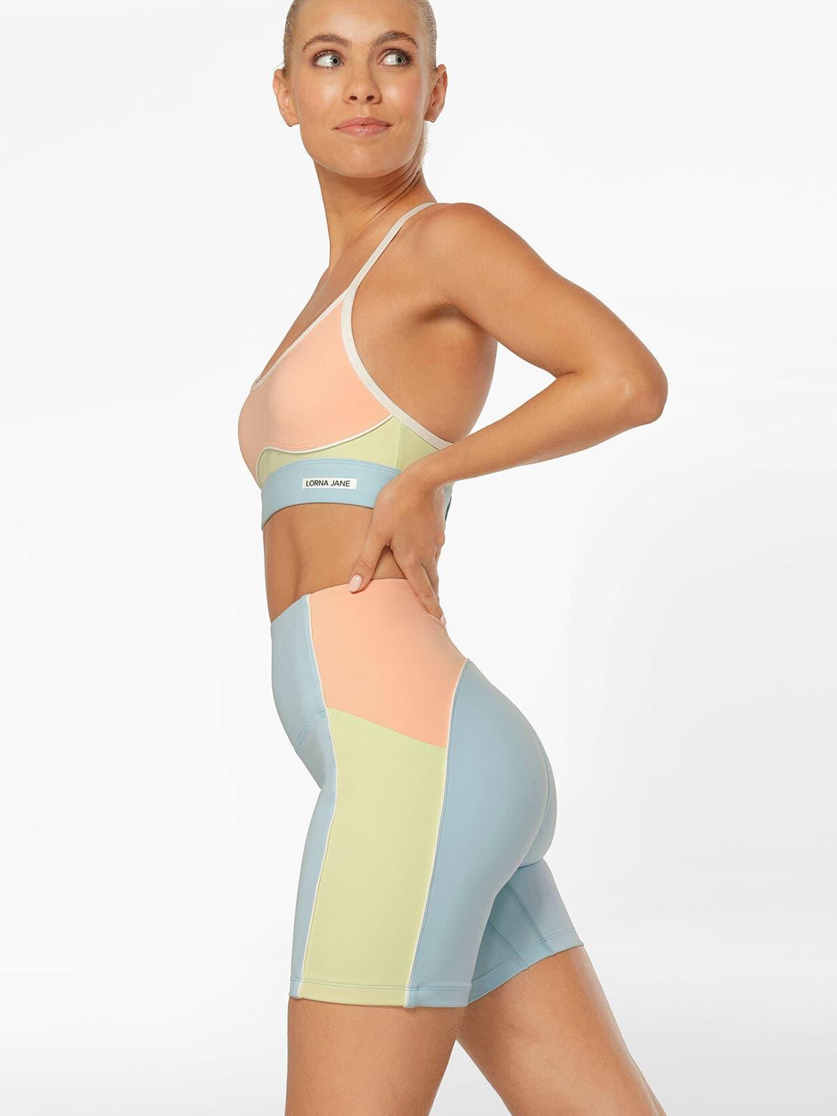 Lorna Jane Rainbow Splice Sports Bra Sporcu Sütyeni