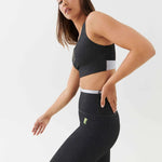 P.E Nation Reaction Sports Bra in Charcoal Marl Spor Sütyeni