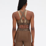 New Balance Relentless Crop Bra Spor Sütyeni - Earth