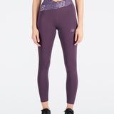 New Balance Relentless Crossover High Rise 7/8 Tight Spor Tayt - Burgundy