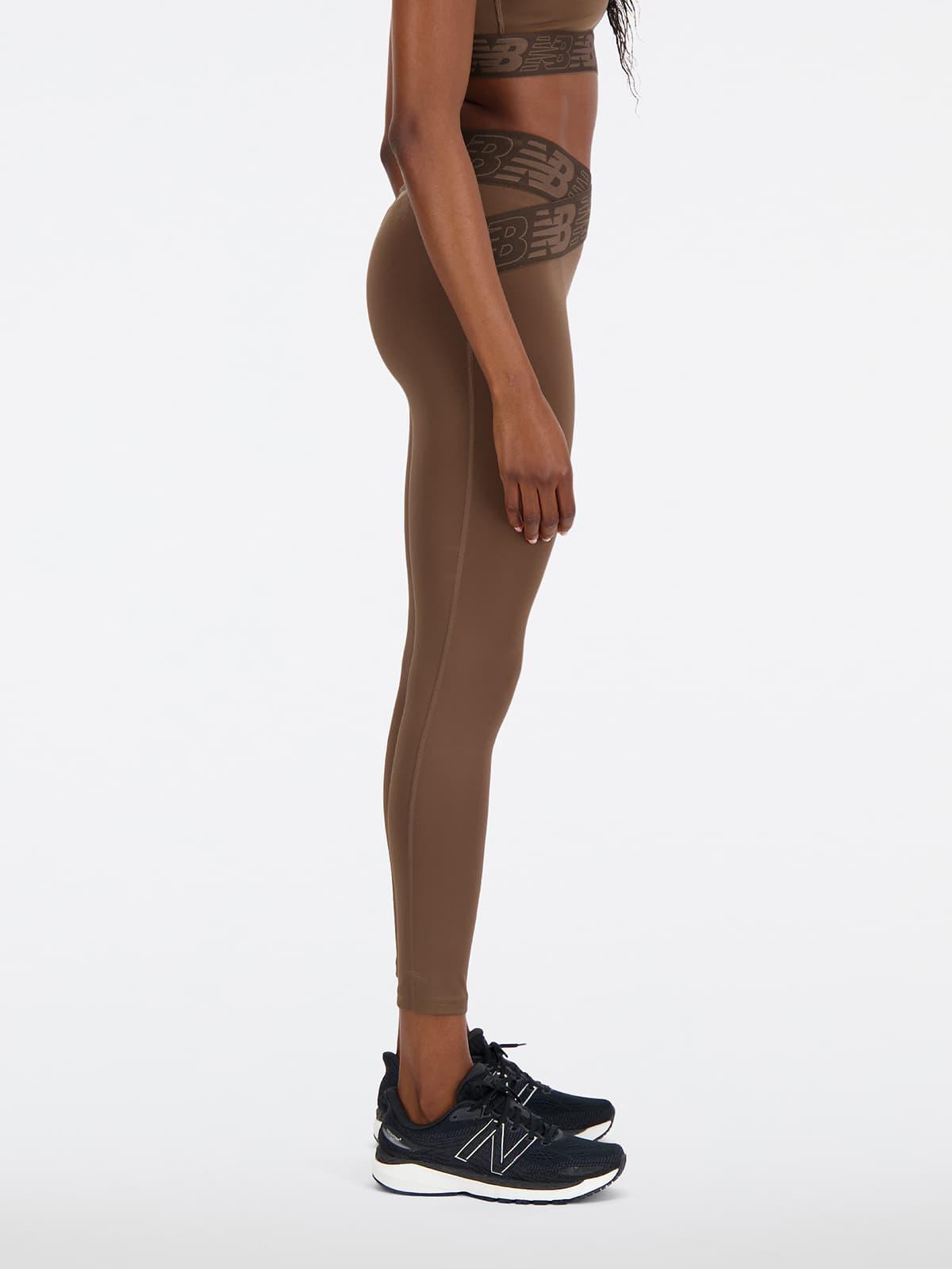 New Balance Relentless Crossover High Rise 7/8 Tight Spor Tayt - Earth