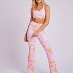 Onzie Rib Studio Flare Legging Pant Summer Groove Pantolon