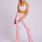 Onzie Rib Studio Flare Legging Pant Summer Groove Pantolon