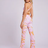 Onzie Rib Studio Flare Legging Pant Summer Groove Pantolon