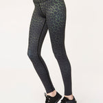 Vie Active Rockell Olive Leopard Ombre Spor Tayt