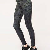 Vie Active Rockell Olive Leopard Ombre Spor Tayt