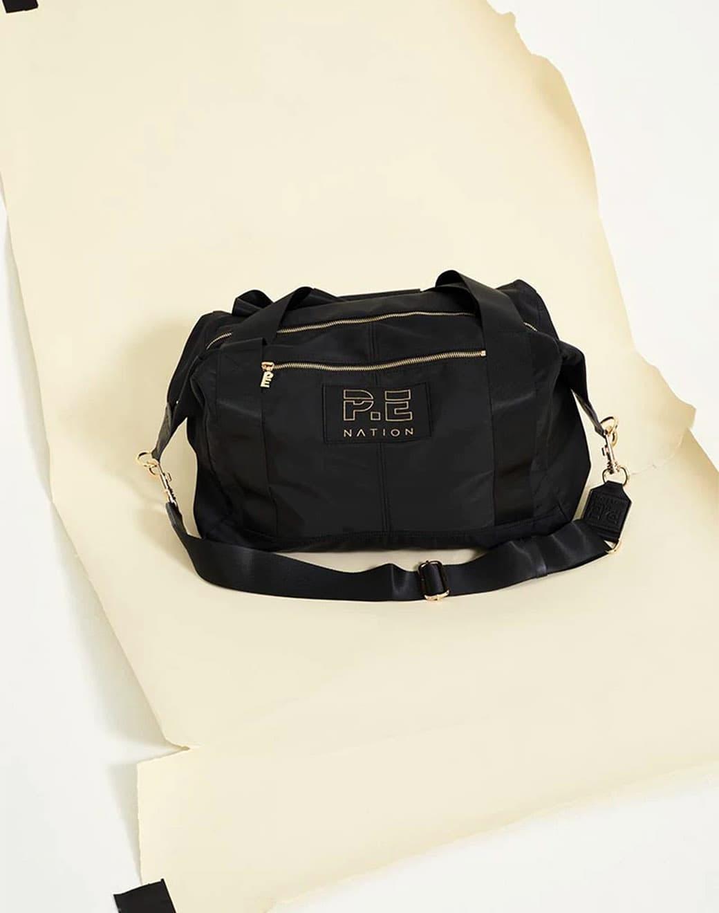 P.E Nation Set Shot Gym Bag Black Spor Çantası