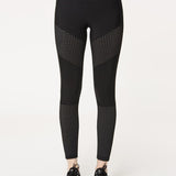 Running Bare Set the Standard F/L Siyah Spor Tayt