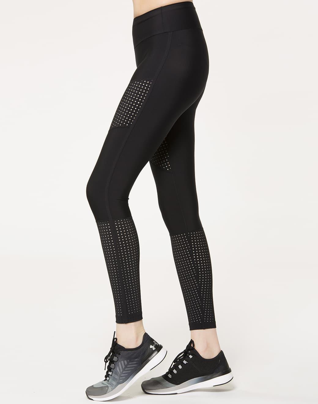Running Bare Set the Standard F/L Siyah Spor Tayt