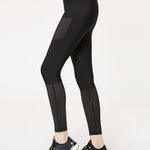 Running Bare Set the Standard F/L Siyah Spor Tayt