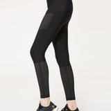 Running Bare Set the Standard F/L Siyah Spor Tayt