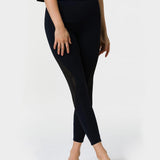 Onzie Shape Midi Legging Black Stripe Mesh Tayt