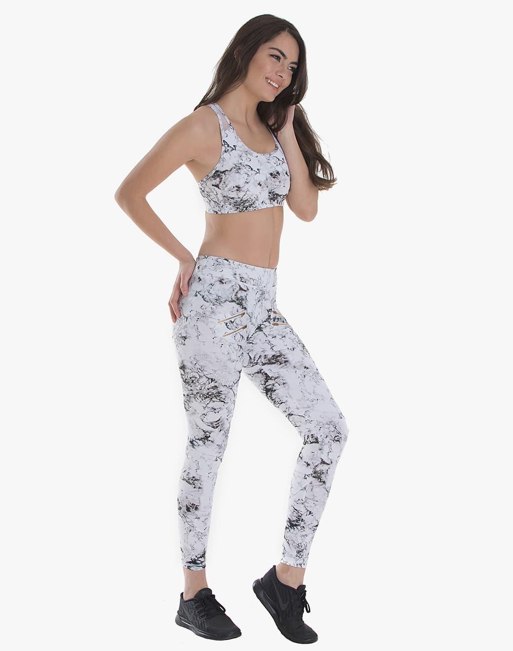 Varley Sofia Compression Marble Spor Tayt