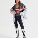P.E Nation Speed Cut Jacket in Charcoal Spor Ceket