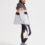 P.E Nation Speed Cut Jacket in Charcoal Spor Ceket