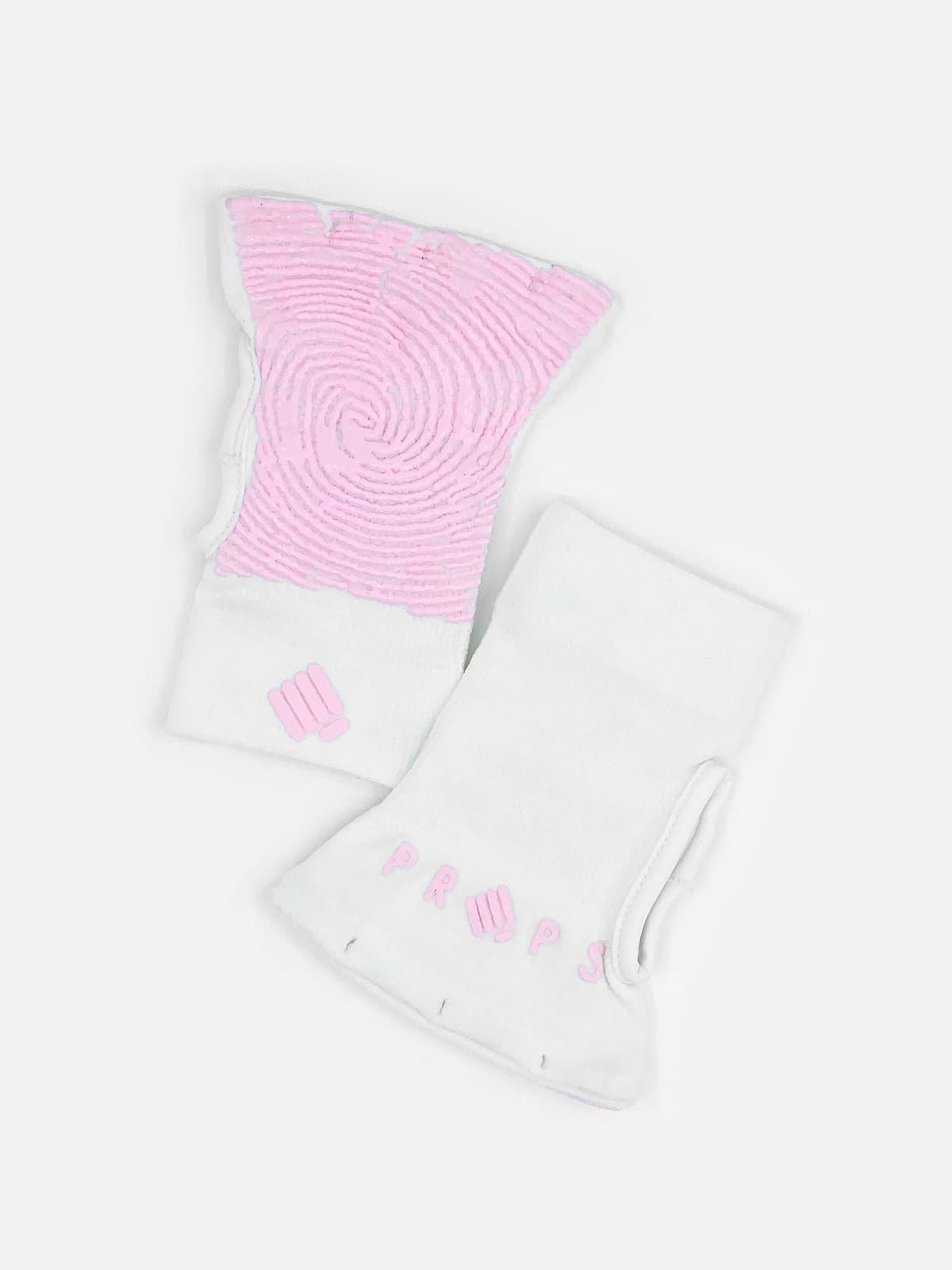 Props Athletics Staple White/Pink Unisex Fitness Eldiveni