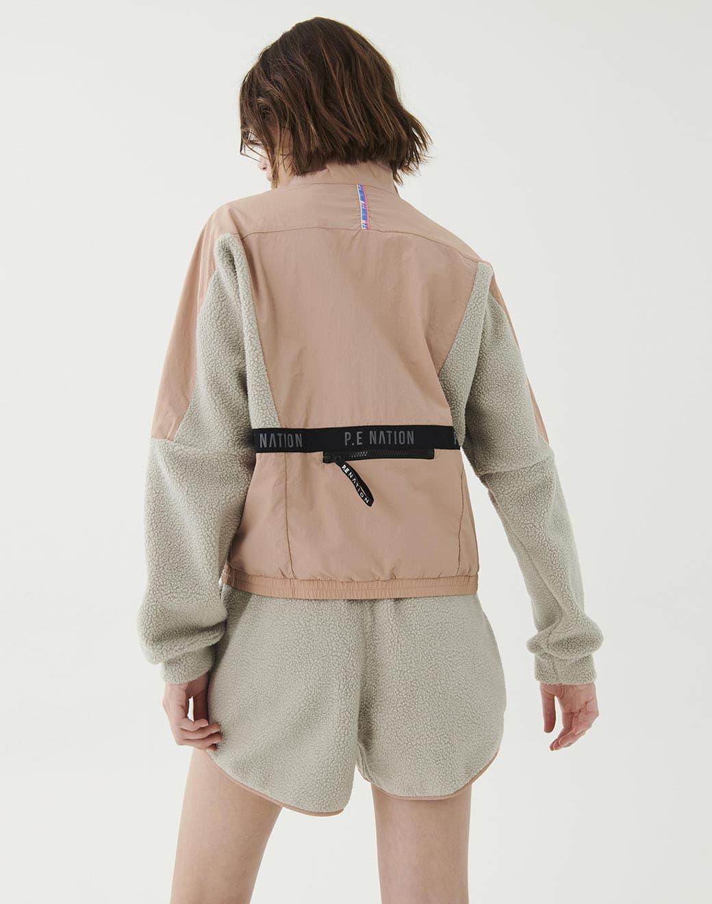 P.E Nation Static Jacket in Sirocco Spor Ceket