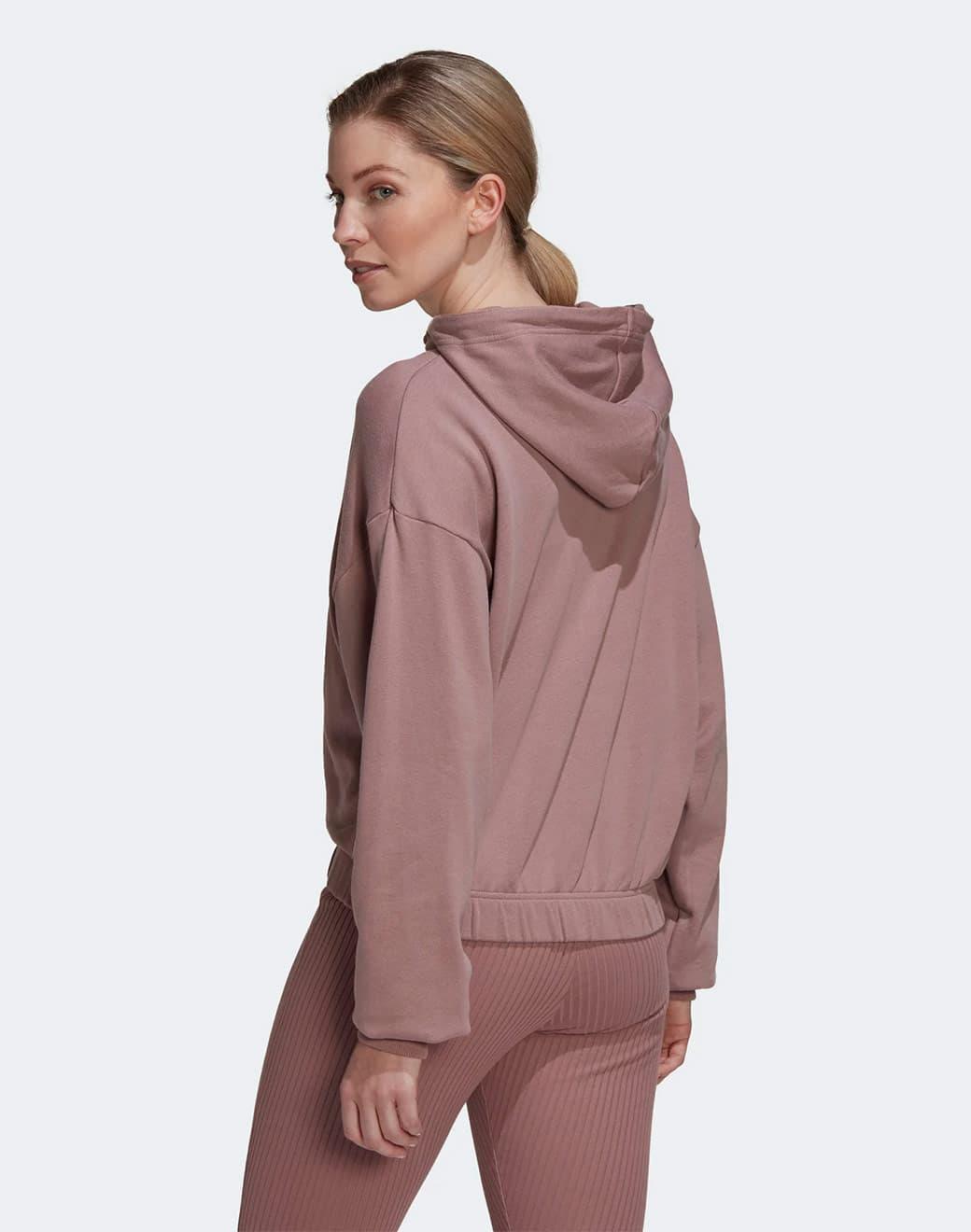 adidas Studio Lounge Cropped Kapşonlu Hoodie