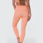 Onzie Sweetheart Midi Legging Cantaloupe Rib Tayt