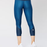 Vie Active Taryn Crop Navy Indigo Spor Tayt