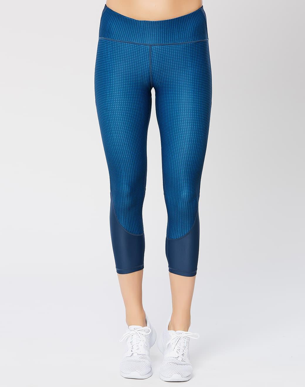 Vie Active Taryn Crop Navy Indigo Spor Tayt