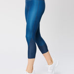 Vie Active Taryn Crop Navy Indigo Spor Tayt