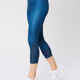 Vie Active Taryn Crop Navy Indigo Spor Tayt