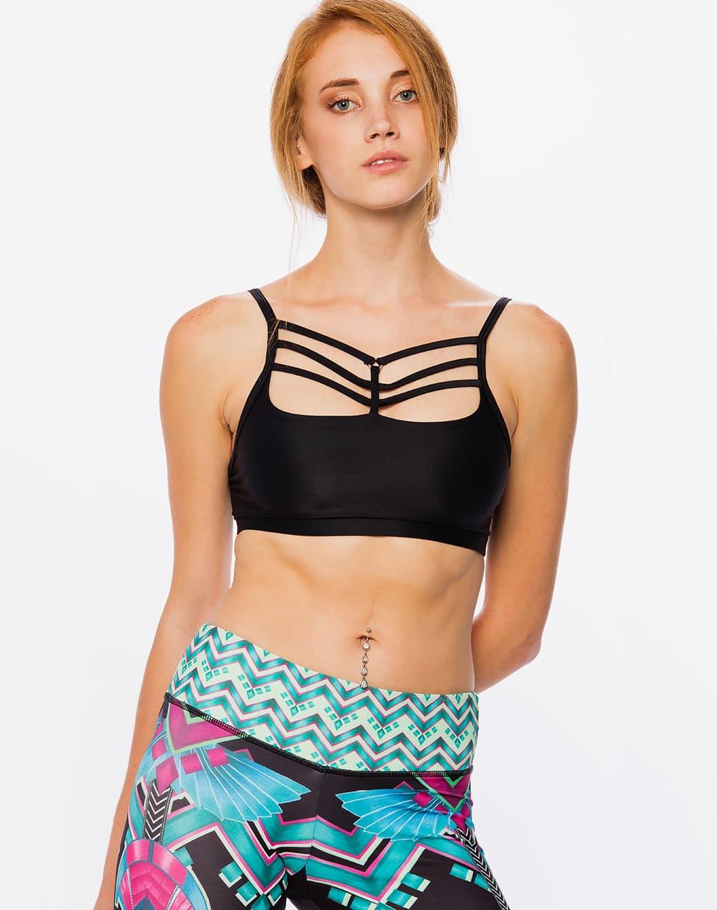 Onzie Wingspan Black Sporcu Sütyeni