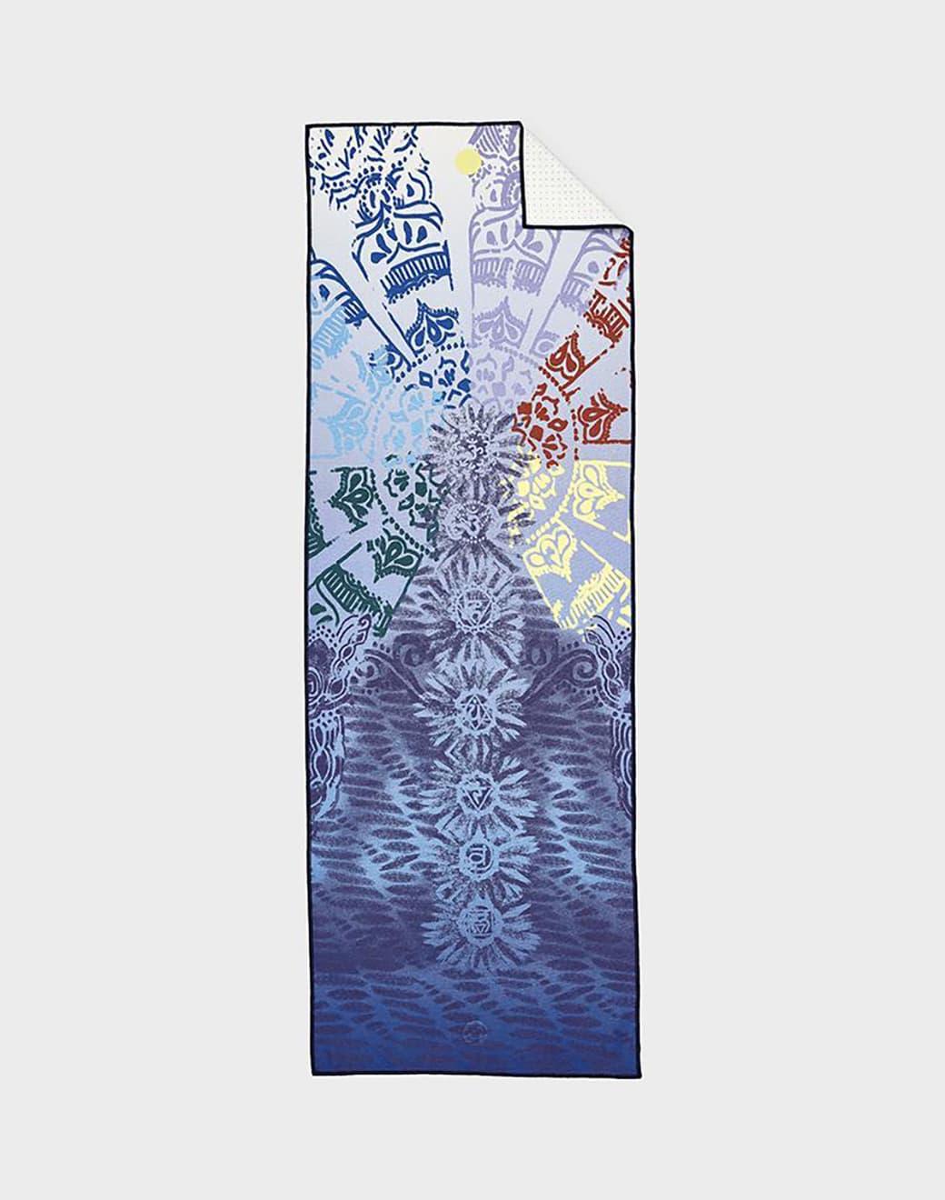Manduka Yogitoes® Chakra Print Blue Yoga Mat Havlusu