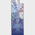 Manduka Yogitoes® Chakra Print Blue Yoga Mat Havlusu