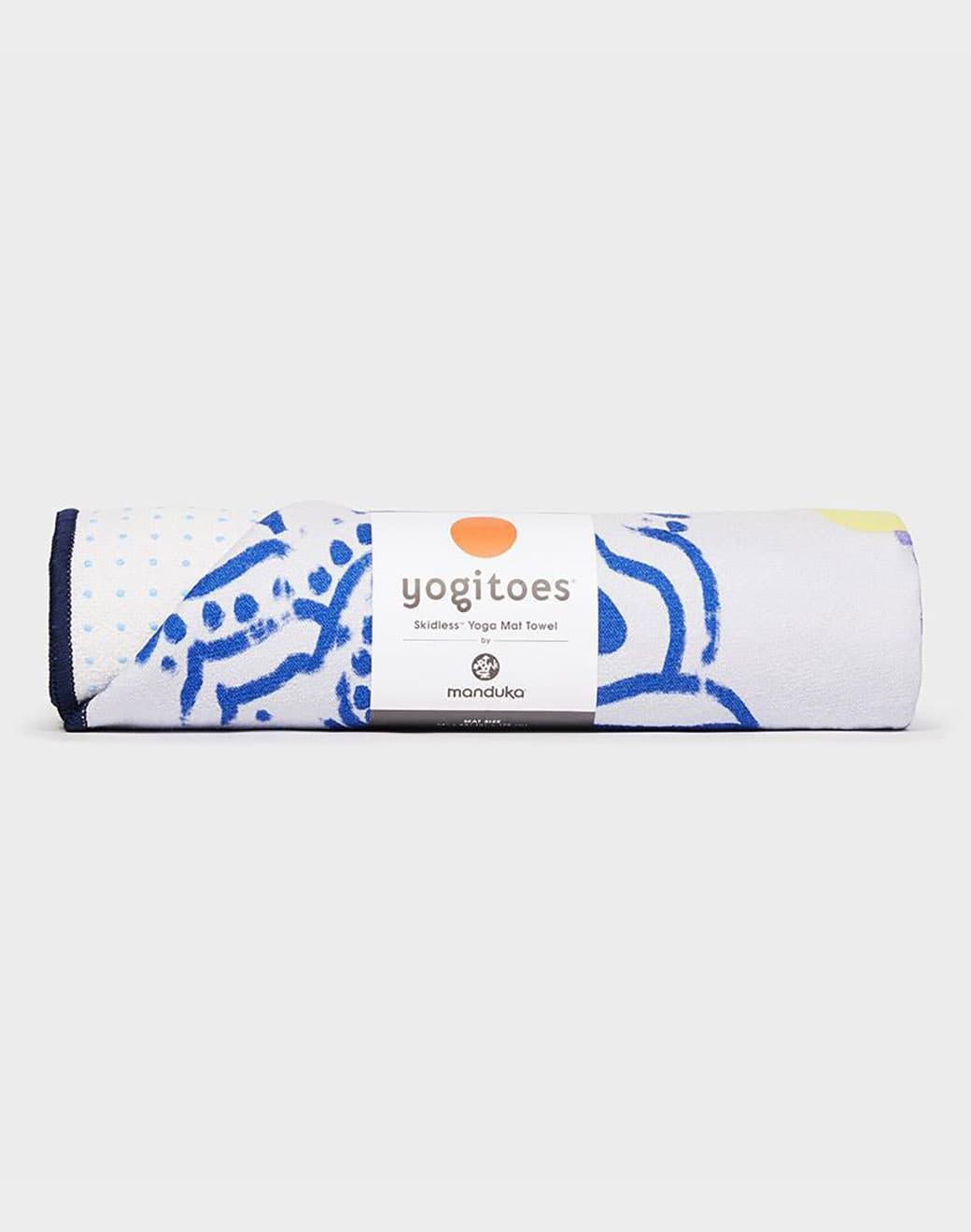 Manduka Yogitoes® Chakra Print Blue Yoga Mat Havlusu