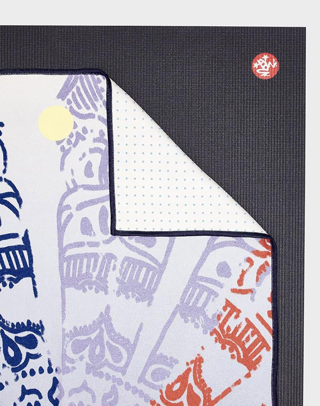 Manduka Yogitoes® Chakra Print Blue Yoga Mat Havlusu