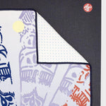 Manduka Yogitoes® Chakra Print Blue Yoga Mat Havlusu
