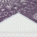 Manduka Yogitoes® Geija Purple Yoga Mat Havlusu