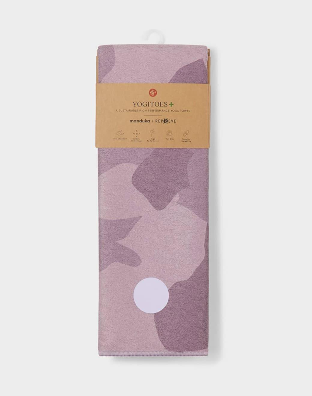 Manduka Yogitoes+ Repreve Camo Elderberry Yoga Mat Havlusu