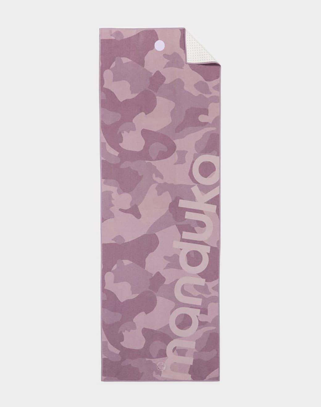 Manduka Yogitoes+ Repreve Camo Elderberry Yoga Mat Havlusu