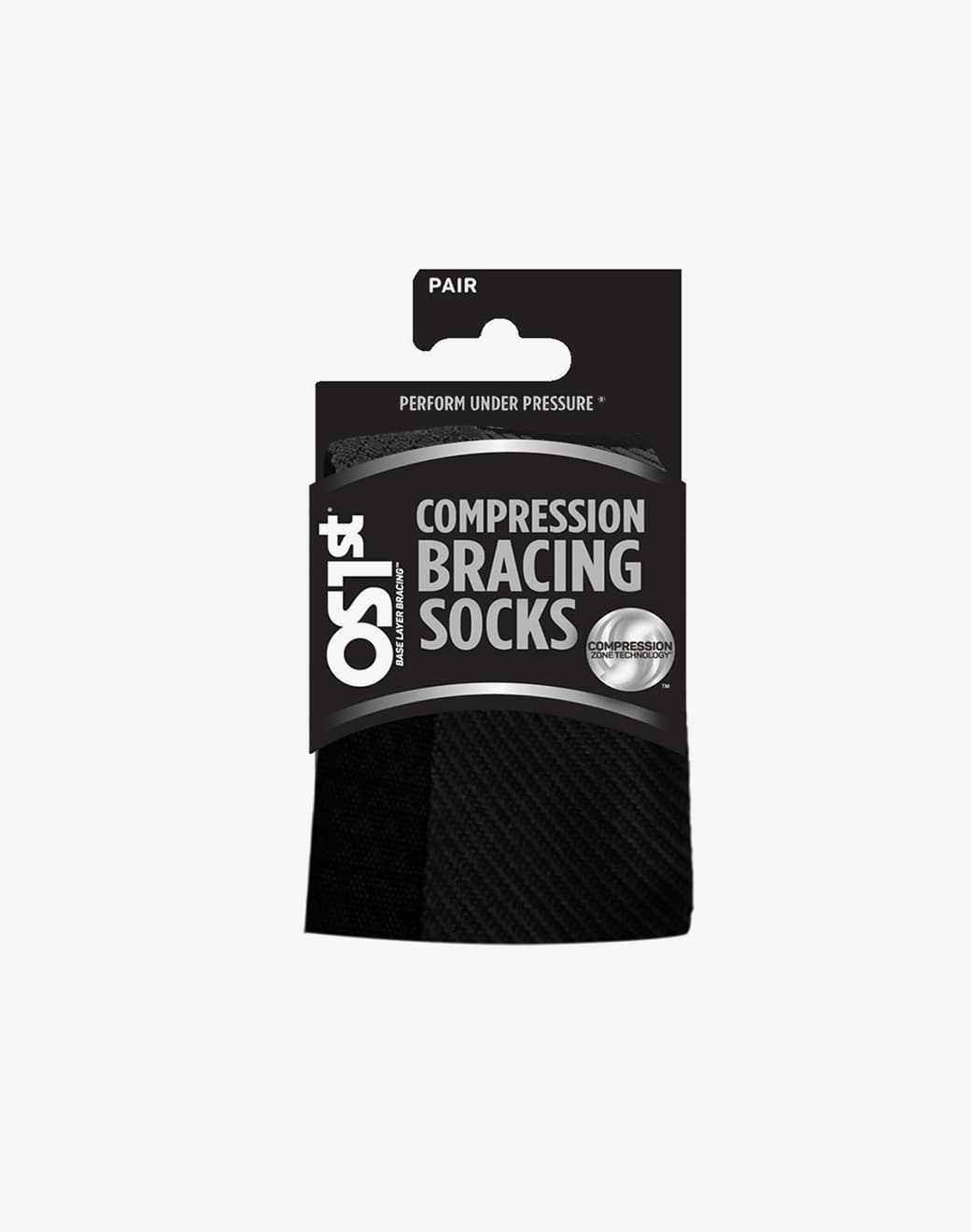 FS4+ Compression Destek Çorap - Siyah - Stilefit