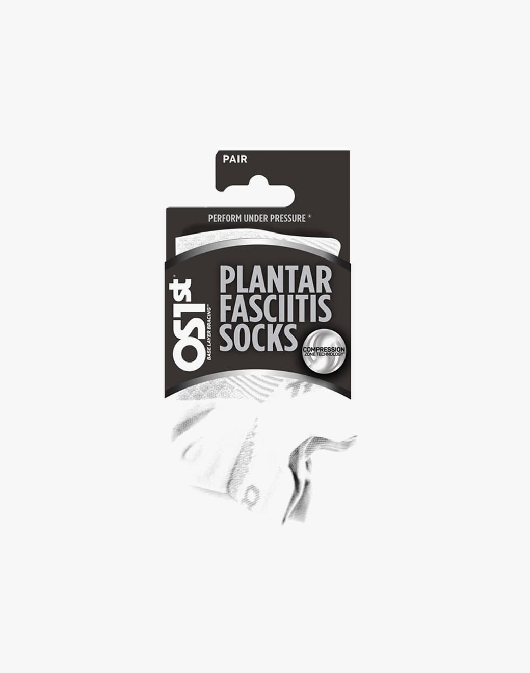 FS4 Plantar Fasiit Çorap - Beyaz - Stilefit