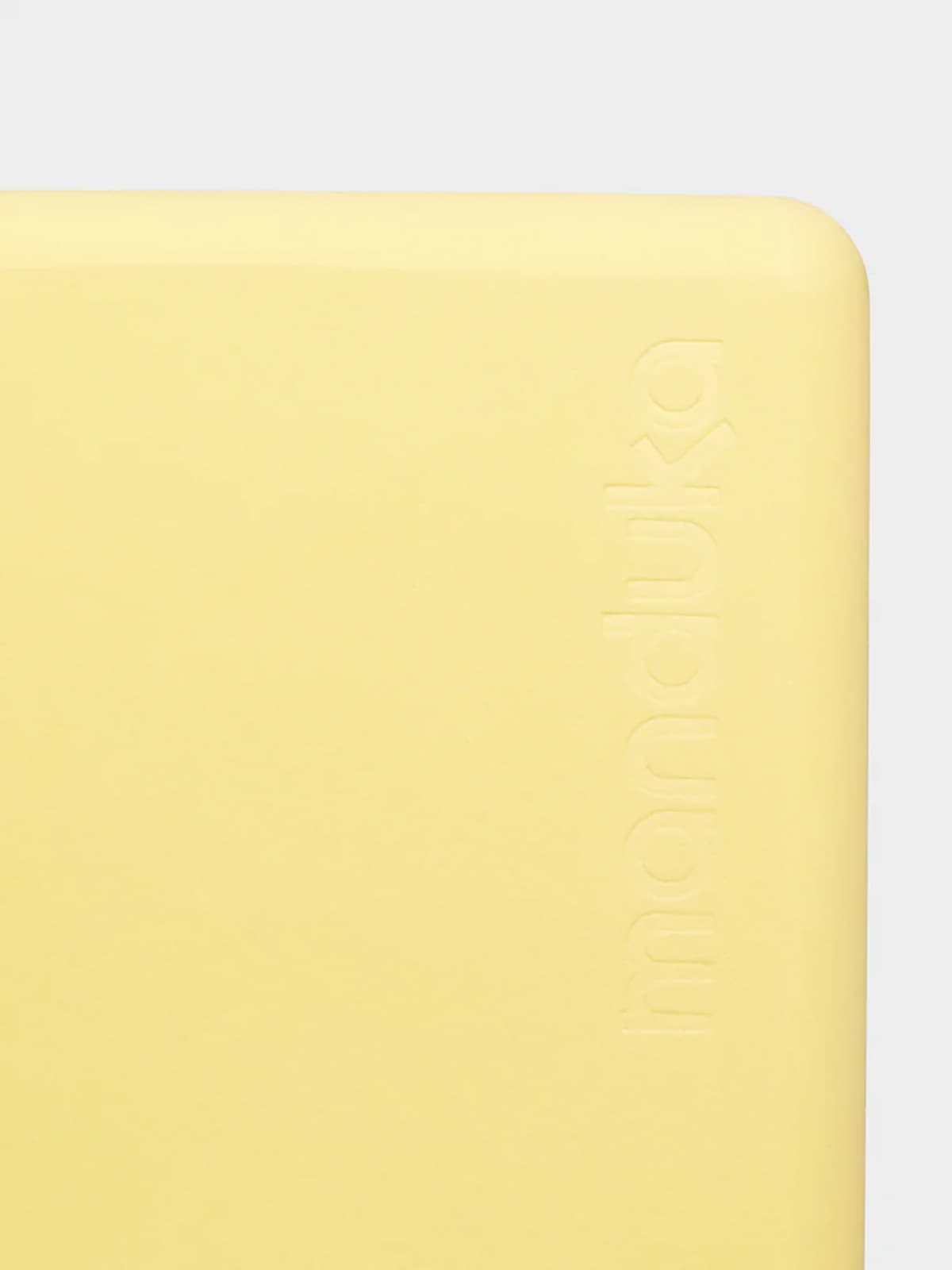 Manduka Recycled Foam Lemon Mini Yoga Blok 456030481 3