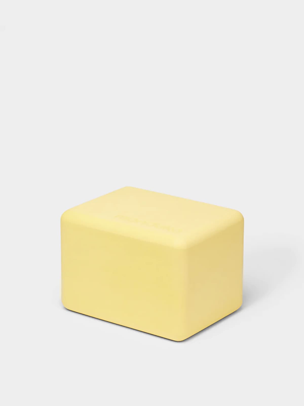 Manduka Recycled Foam Lemon Mini Yoga Blok 456030481 2
