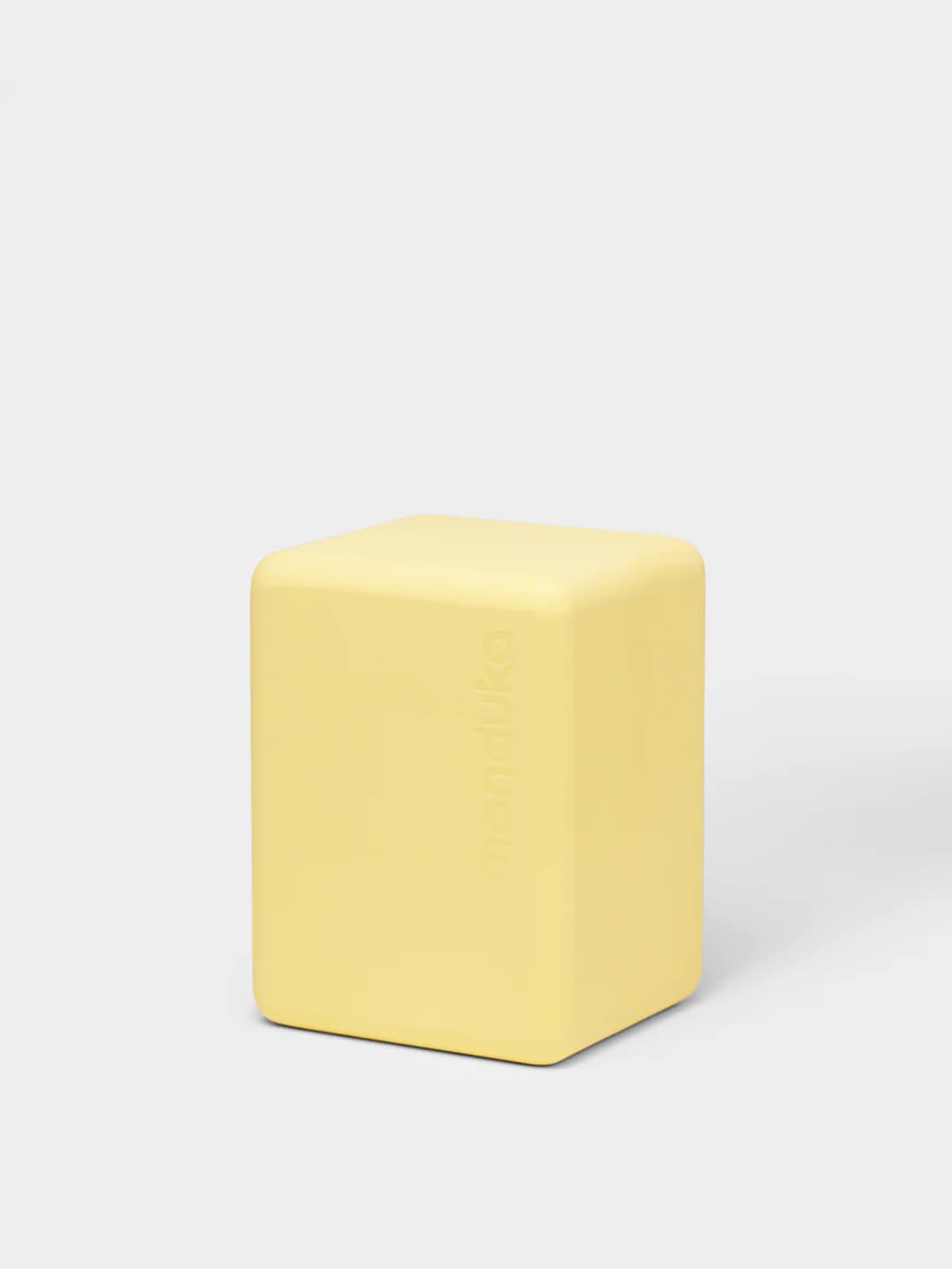 Manduka Recycled Foam Lemon Mini Yoga Blok 456030481 1