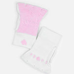 Staple White/Pink Unisex Fitness Eldiveni - Stilefit